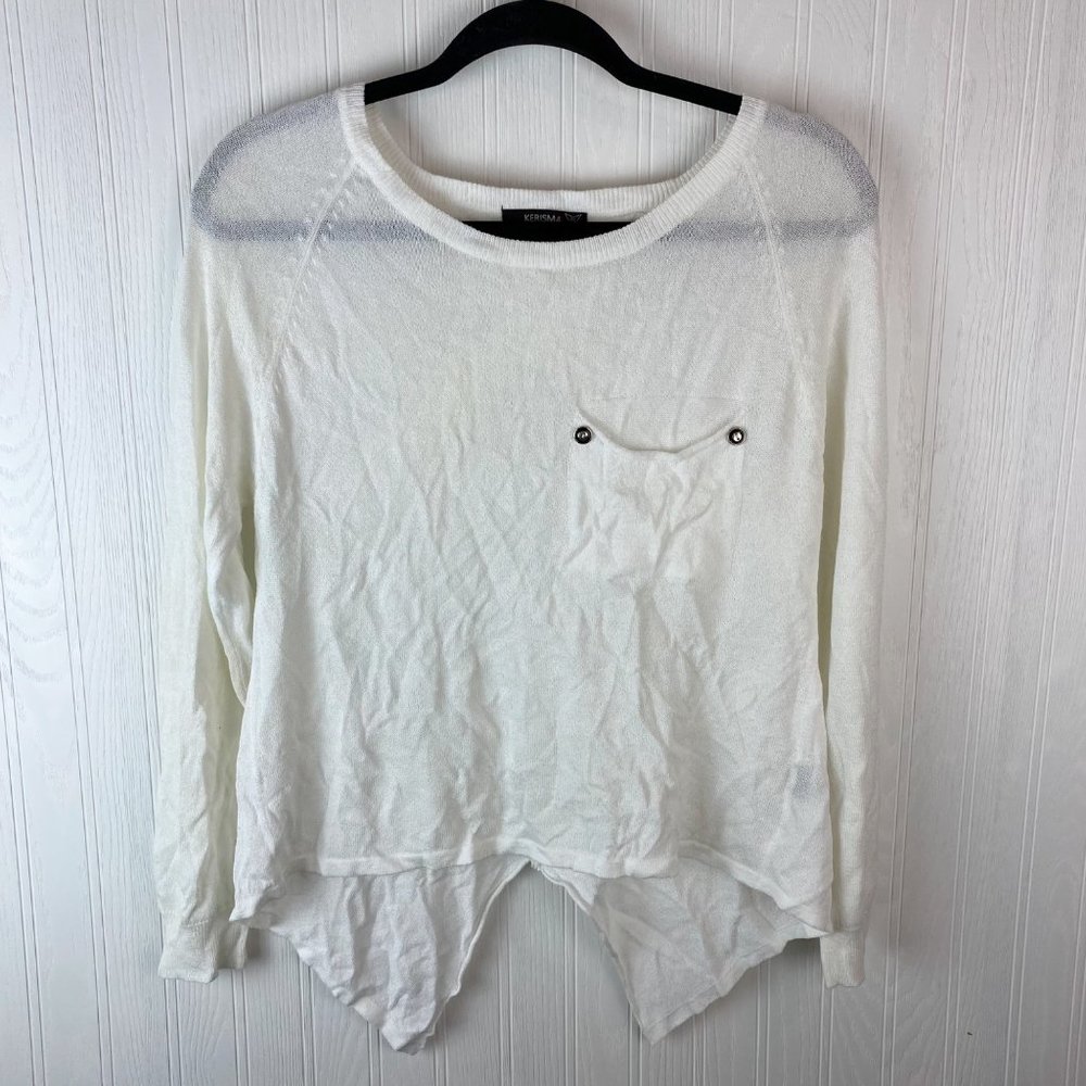 Kerisma light weight top size small‎ White